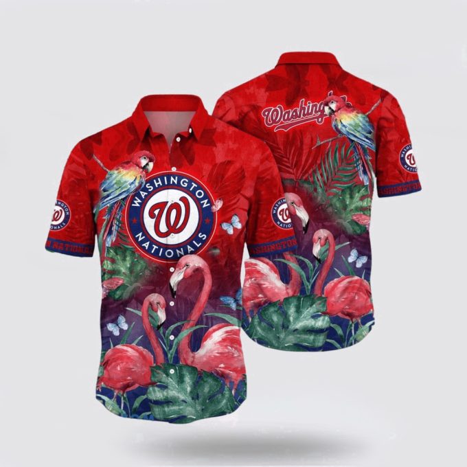 MLB Washington Nationals Hawaiian Shirt Set – Free Your Spirit with Breezy Fan Gear