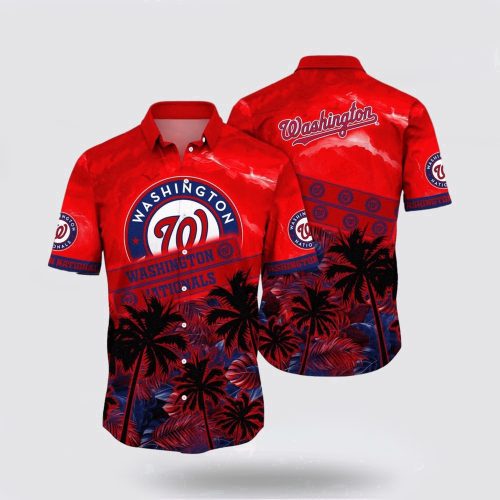 MLB Washington Nationals Hawaiian Shirt: Dive into Tropical Style for Fans
