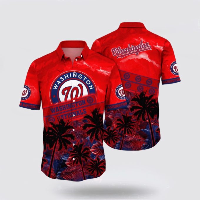 MLB Washington Nationals Hawaiian Shirt: Dive into Tropical Style for Fans
