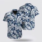 MLB Seattle Mariners Hawaiian Shirt – Leaf Pattern Fan Gear