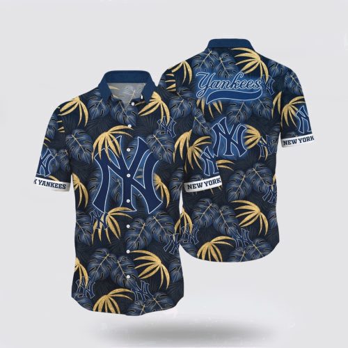 MLB New York Yankees Hawaiian Shirt: Beach Chic for Fans