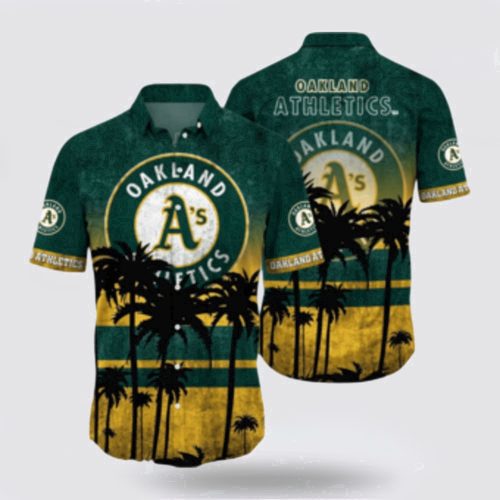 MLB Oakland Athletics Hawaiian Shirt: Upgrade Your Fan Wardrobe with Tropical Elegance