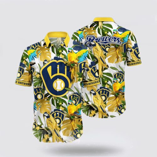 MLB Milwaukee Brewers Hawaiian Shirt - Summer Fanwear for Imaginative Fans