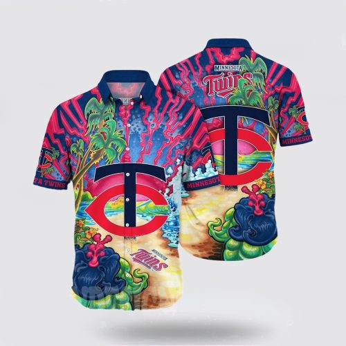 MLB Minnesota Twins Hawaiian Shirt: Stylish Beach Outfits for Fans