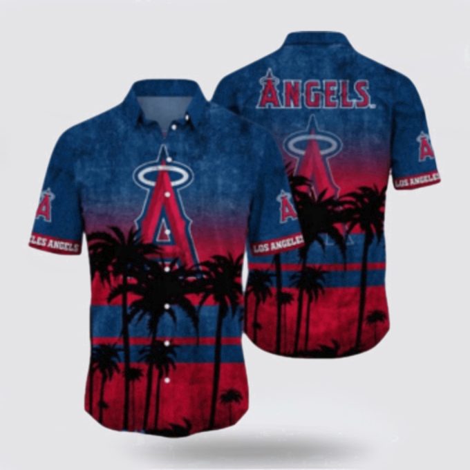 MLB Los Angeles Angels Hawaiian Shirt: Perfect Fusion of Baseball and Hawaiian Style