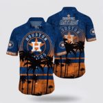 MLB Houston Astros Hawaiian Shirt: Surf in Style with Super Cool Fan Gear