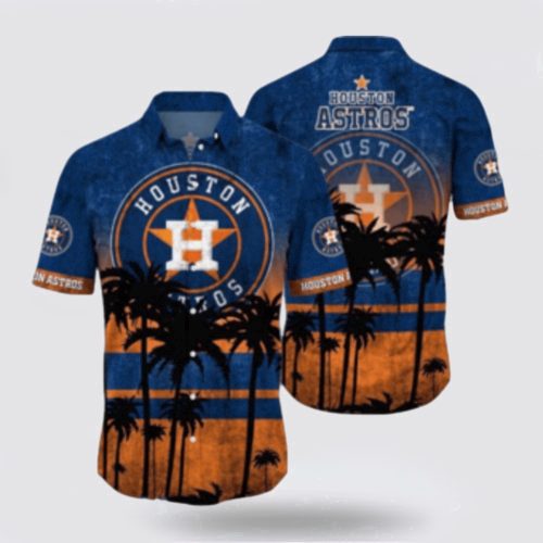 MLB Houston Astros Hawaiian Shirt: Surf in Style with Super Cool Fan Gear