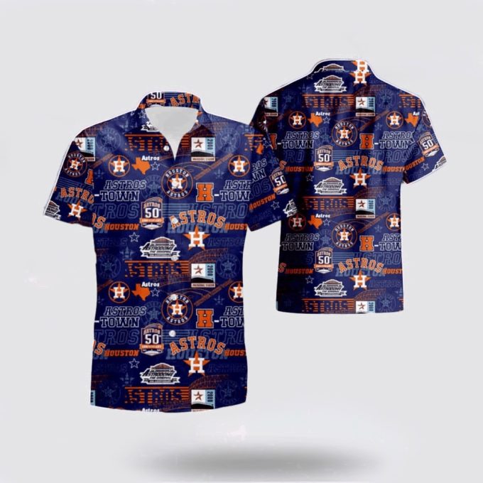 MLB Houston Astros Hawaiian Shirt – Dive into the Sea Breeze Fanwear