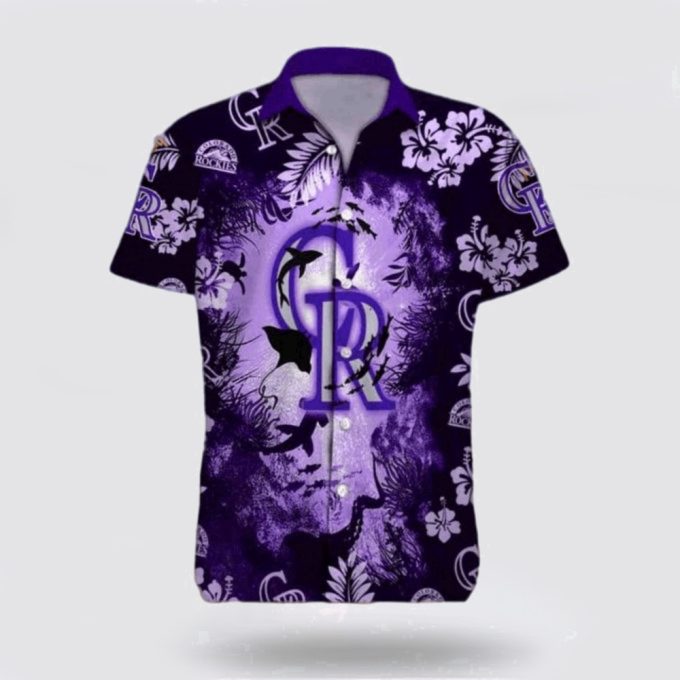 MLB Colorado Rockies Hawaiian Shirt – Dive into Fan-Favorite Tropical Style!