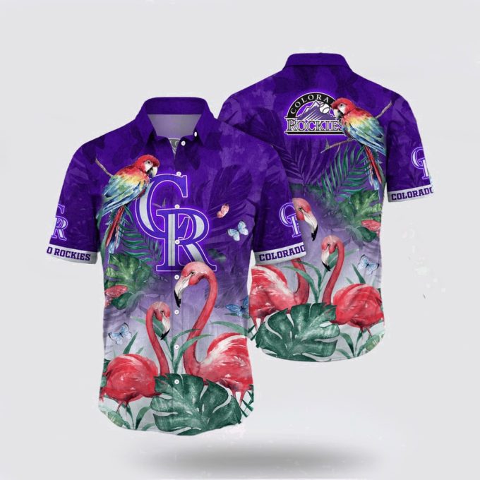 MLB Colorado Rockies Hawaiian Shirt: Embrace the Aloha Spirit!