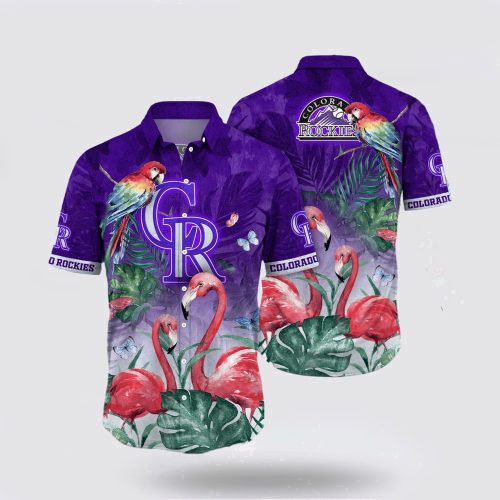 MLB Colorado Rockies Hawaiian Shirt: Embrace the Aloha Spirit!