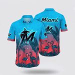 Official Miami Marlins Hawaiian Shirt – Perfect For Fans!
