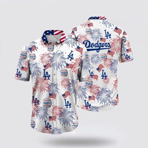 MLB Los Angeles Dodgers Hawaiian Shirt: Summer Energy Tropical Fashion for Fans