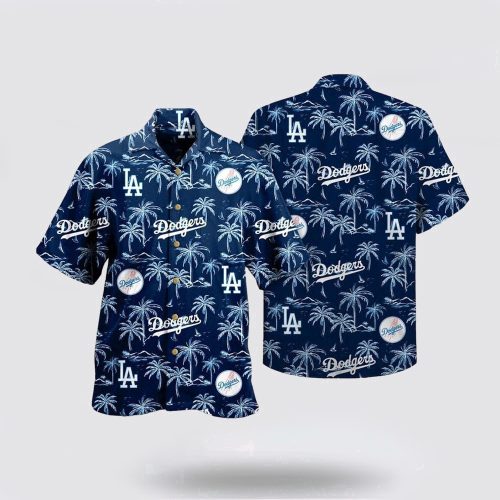 MLB Los Angeles Dodgers Hawaiian Shirt with Coconuts Pattern – Perfect for Fans!