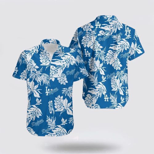 MLB Los Angeles Dodgers Hawaiian Shirt – Short Sleeve Tropical Flower Fan Gear
