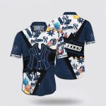 MLB New York Yankees Hawaiian Shirt: Stylish Coastal Collection for Trendy Fans