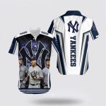 MLB New York Yankees Hawaiian Shirt Featuring Aaron Judge & Giancarlo Stanton – Perfect for Fans!