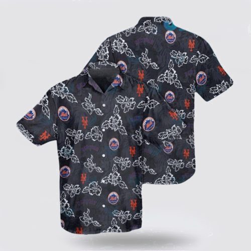 MLB New York Mets Hawaiian Shirt: Upgrade Your Wardrobe with Tropical Elegance!