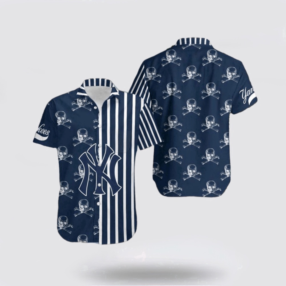 MLB New York Yankees Hawaiian Shirt: Summer Fan Favorite for Wild Imaginations MLB New York Yankees Hawaiian Shirt: Summer Fan Favorite for Wild Imaginations