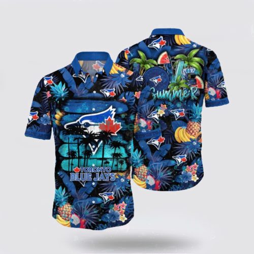 MLB Toronto Blue Jays Hawaiian Shirt: Perfect Fusion of Baseball and Hawaiian Style for Fans