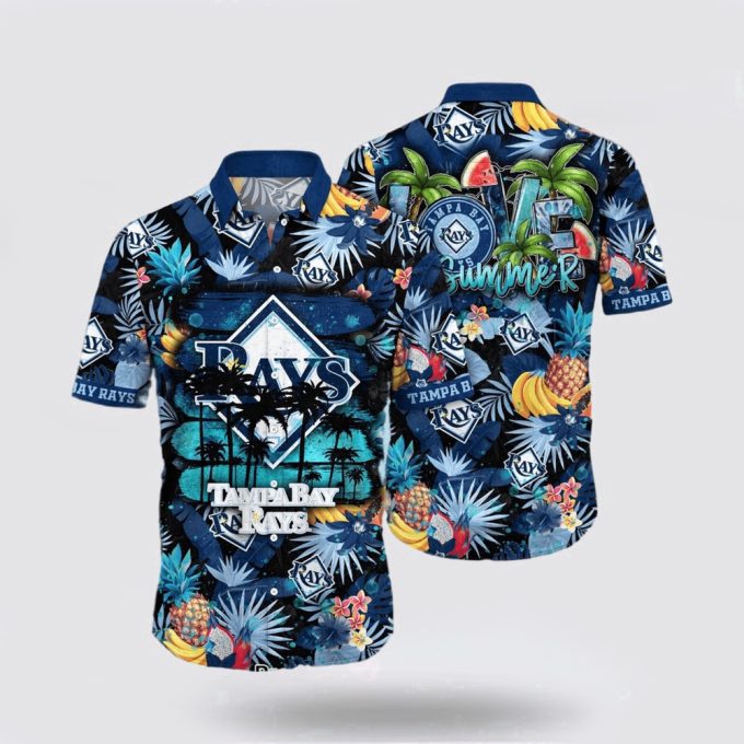 MLB Tampa Bay Rays Hawaiian Shirt: Embrace the Aloha Spirit with Coastal Collection