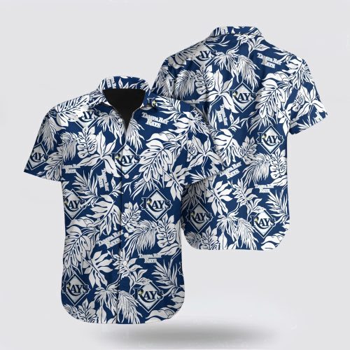 Tampa Bay Rays Hawaiian Shirt – Palm Leaf Pattern for MLB Fans