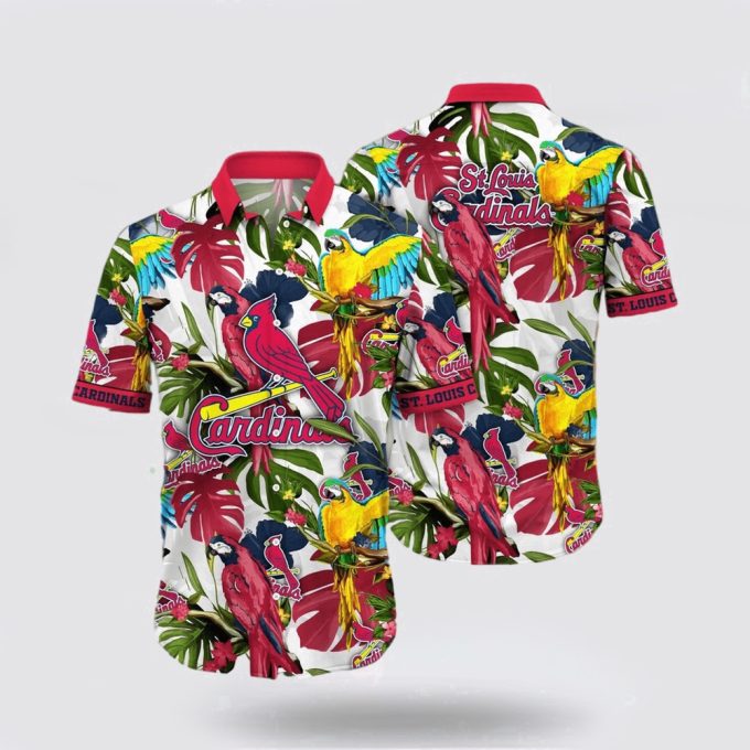 MLB St Louis Cardinals Hawaiian Shirt – Chic Coastal Vibes for Summer Fans
