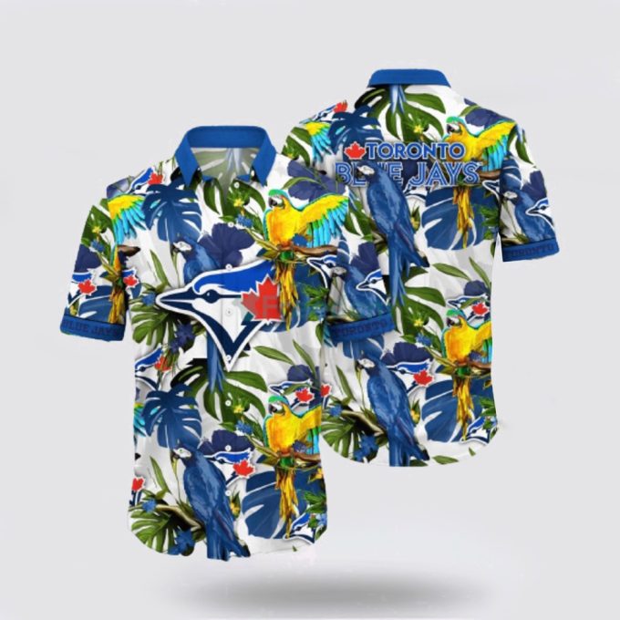 MLB Toronto Blue Jays Hawaiian Shirt: Surf in Style with Beach Outfits for Fans