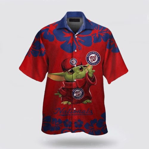 MLB Washington Nationals Hawaiian Shirt – Tropical Fashion for Energetic Fans
