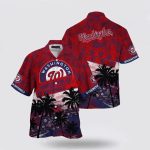 MLB Washington Nationals Hawaiian Shirt: Tropical Elegance for Fans