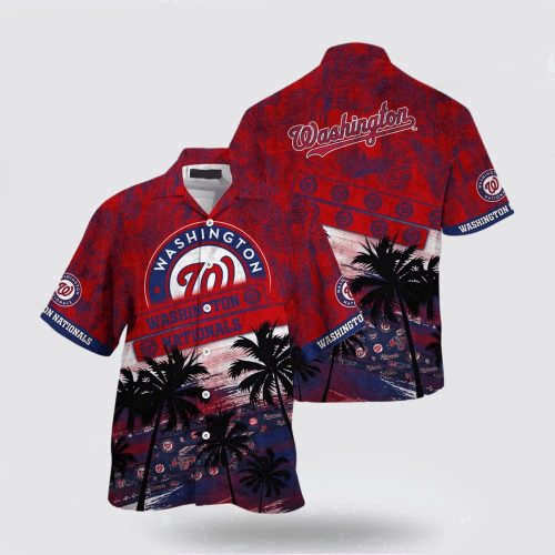 MLB Washington Nationals Hawaiian Shirt: Tropical Elegance for Fans