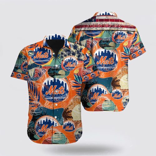 MLB New York Mets Custom Hawaiian Shirt: Dive into Tropical Fan Style