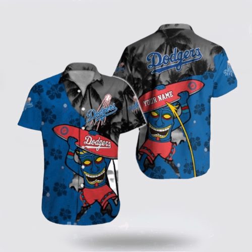 Custom MLB Los Angeles Dodgers Hawaiian Shirt – Embrace Summer Style for Fans