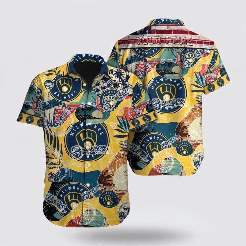 Custom MLB Milwaukee Brewers Hawaiian Shirt - Unique Fan Essential