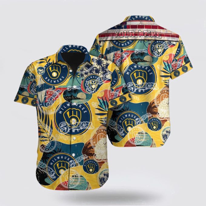 Custom MLB Milwaukee Brewers Hawaiian Shirt – Unique Fan Essential