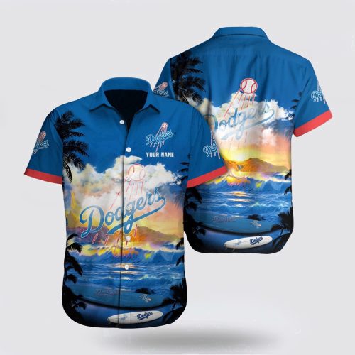 Los Angeles Dodgers Hawaiian Shirt Set - Show Your MLB Spirit!