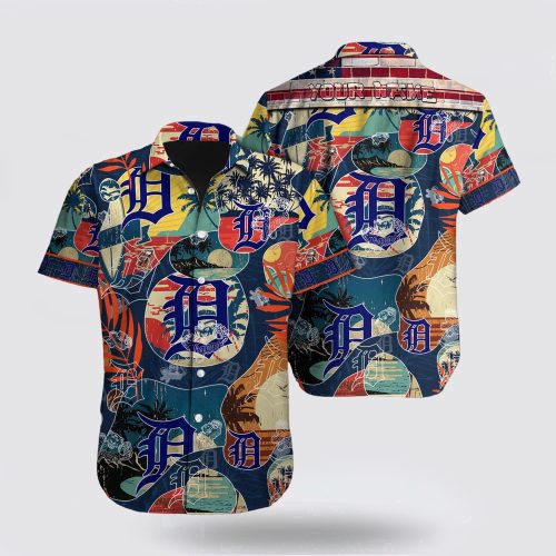 Personalized Detroit Tigers MLB Hawaiian Shirt – Unleash Your Fan Spirit!