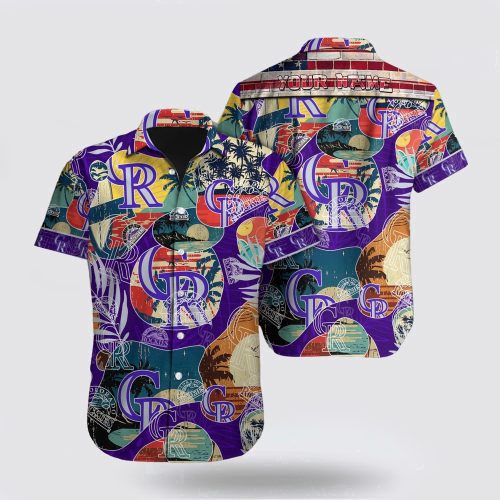 MLB Colorado Rockies Custom Hawaiian Shirt – Dive into Tropical Fan Style
