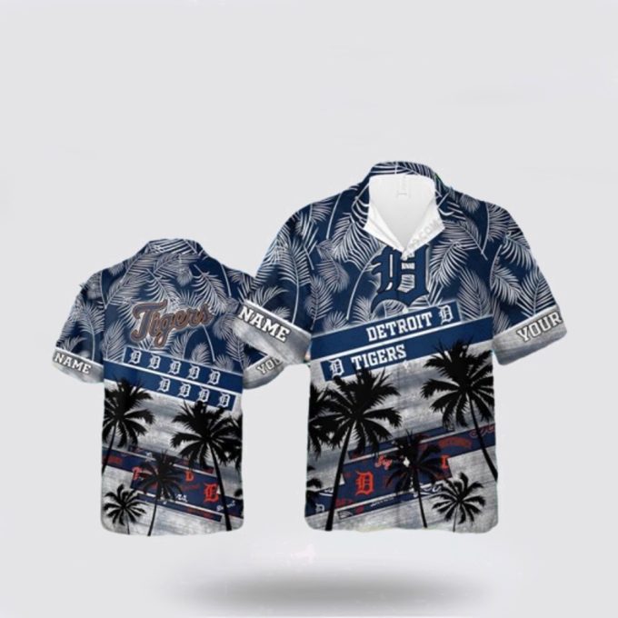 Custom Detroit Tigers MLB Hawaiian Shirt – Perfect for Tigers Fans!