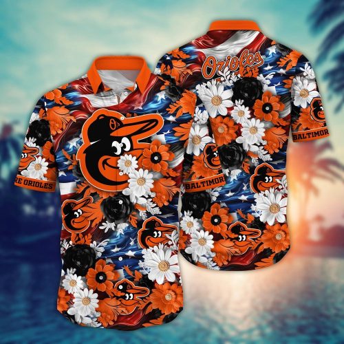 Baltimore Orioles Independence Day Hawaiian Shirt: Perfect for Cool MLB Fans
