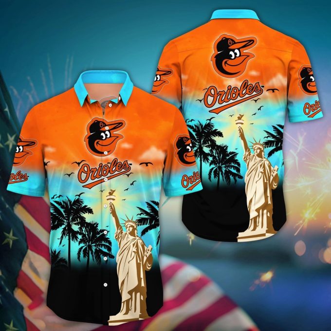 MLB Baltimore Orioles Hawaii Shirt: Sunrise to Sunset Fan Gear