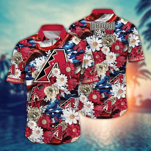 MLB Arizona Diamondbacks Hawaii Shirt: Independence Day Fan Apparel