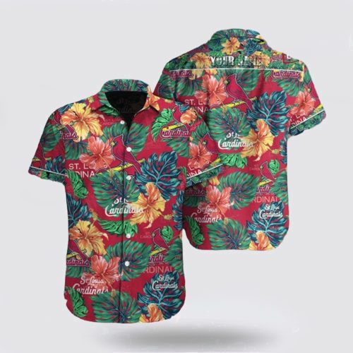 MLB St Louis Cardinals Hawaiian Shirt – Custom Floral Design for True Fans
