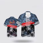 MLB St Louis Cardinals Hawaiian Shirt – Custom Palm Tree Design for True Fans