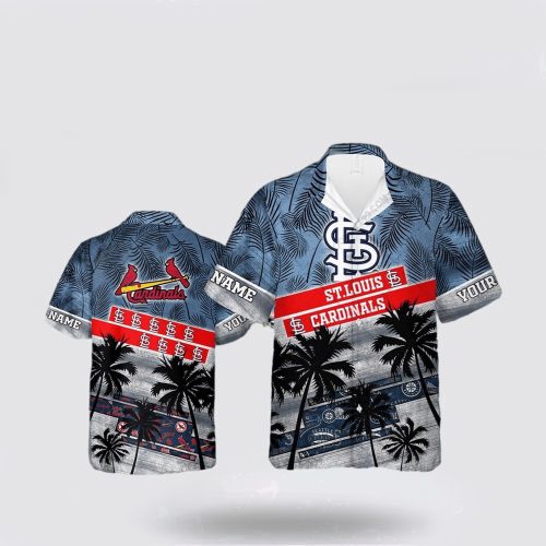 MLB St Louis Cardinals Hawaiian Shirt – Custom Palm Tree Design for True Fans