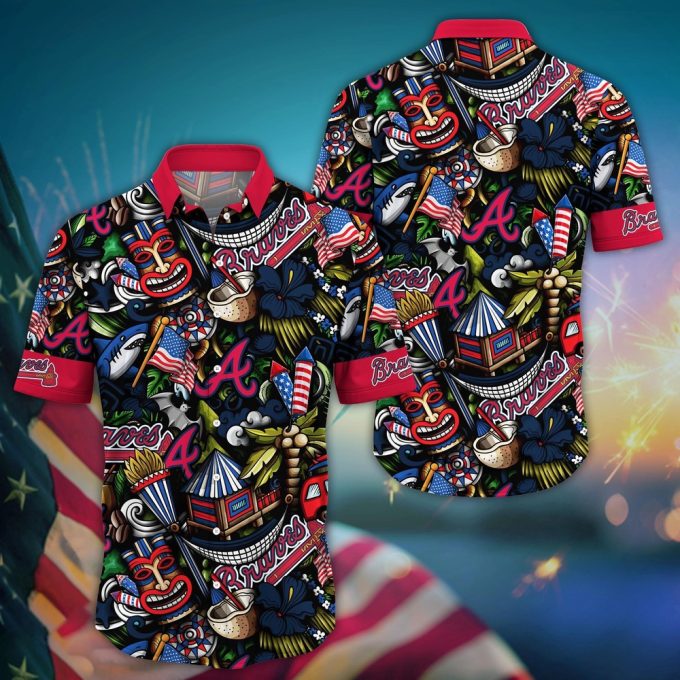 MLB Atlanta Braves Hawaii Shirt: Vibrant Aloha for Cool Fans