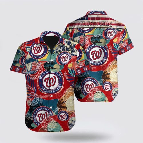 Personalized Washington Nationals MLB Hawaiian Shirt - Unleash Your Fan Spirit!