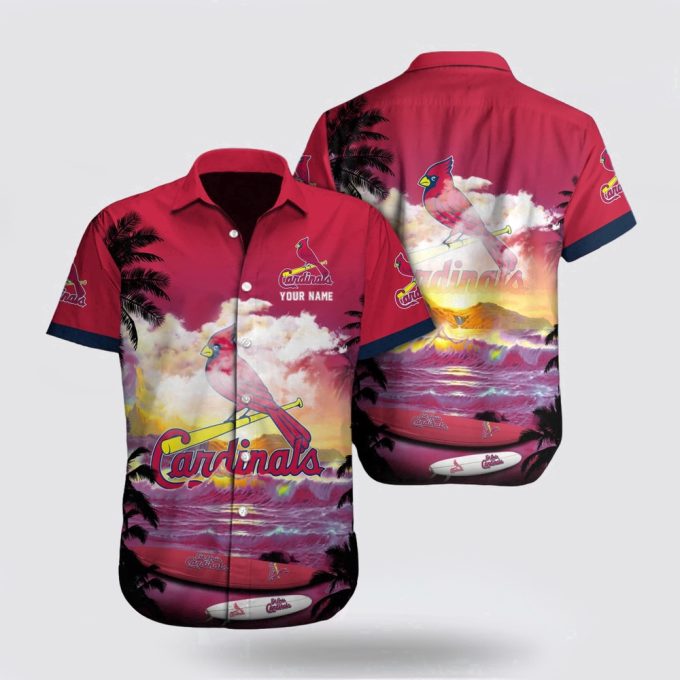 St Louis Cardinals Custom Hawaiian Shirt – Surf in Style as a True MLB Fan