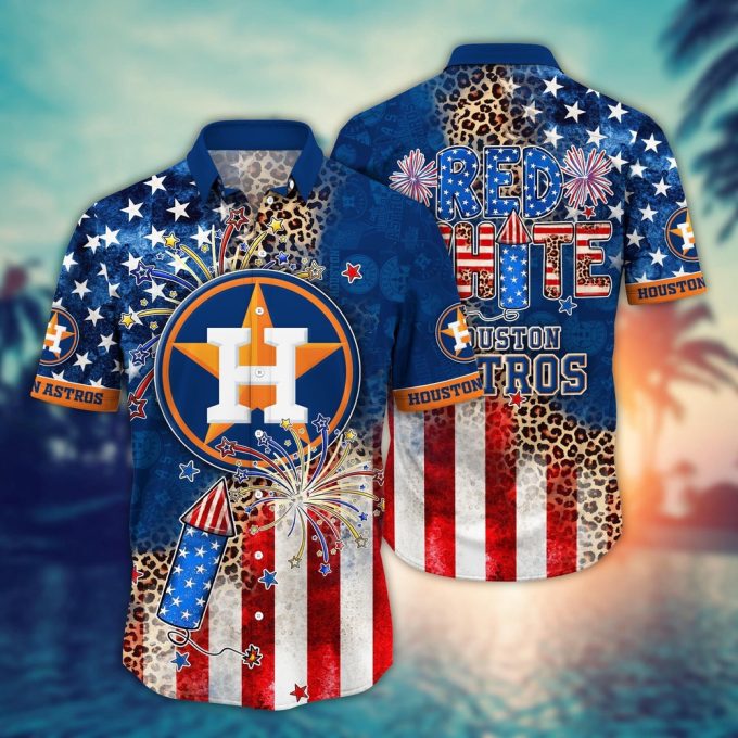 MLB Houston Astros Independence Day Hawaii Shirt – Vibrant Aloha for Cool Fans