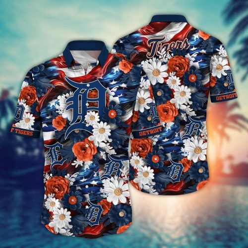 MLB Detroit Tigers Hawaii Shirt Independence Day - Perfect for Cool Fans!